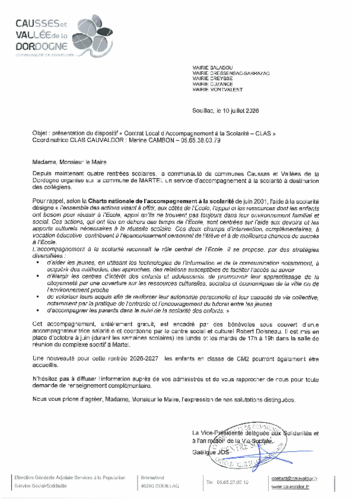 courrier de CAUVALDOR