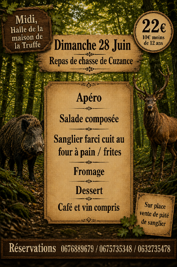 affiche avec toutes les informations