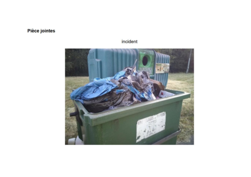 photo non respect - Place des tilleuls 