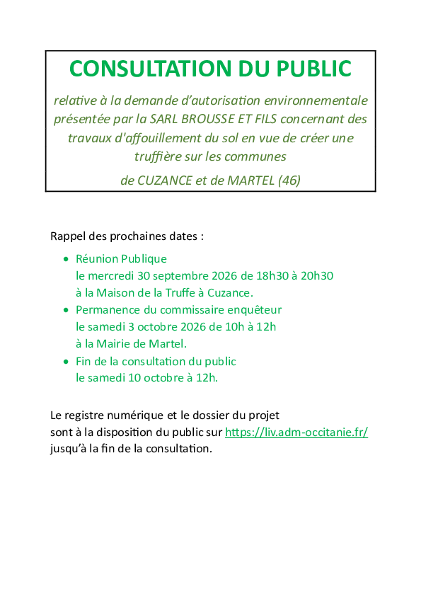 affiche avec dates et heures pour consultation ou permanence